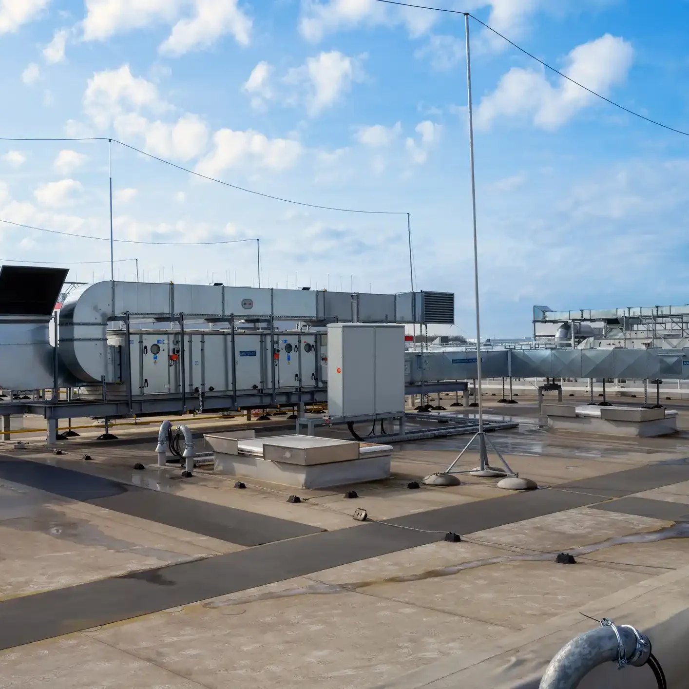 Ventilation ducting and air handling units Ventilation ducting and air handling units
